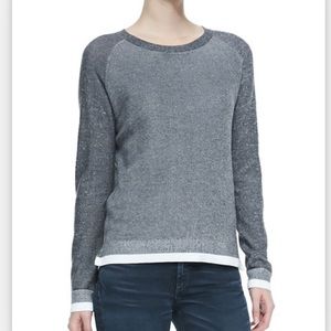 rag & bone Brenda Combo-Knit Crewneck Sweater S